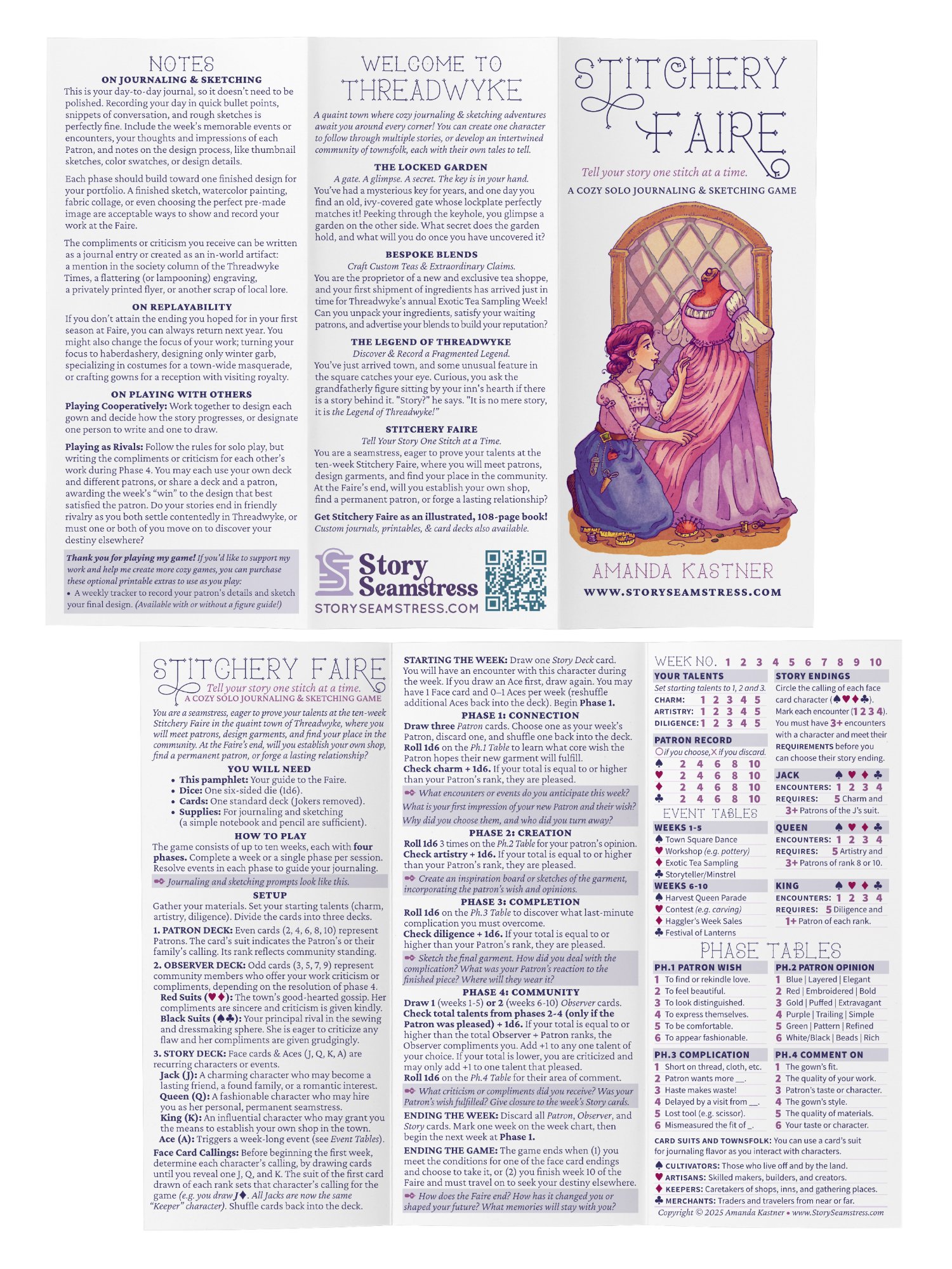 Threadwyke Collection: One-Page Journaling Games (PDF) product image (2)