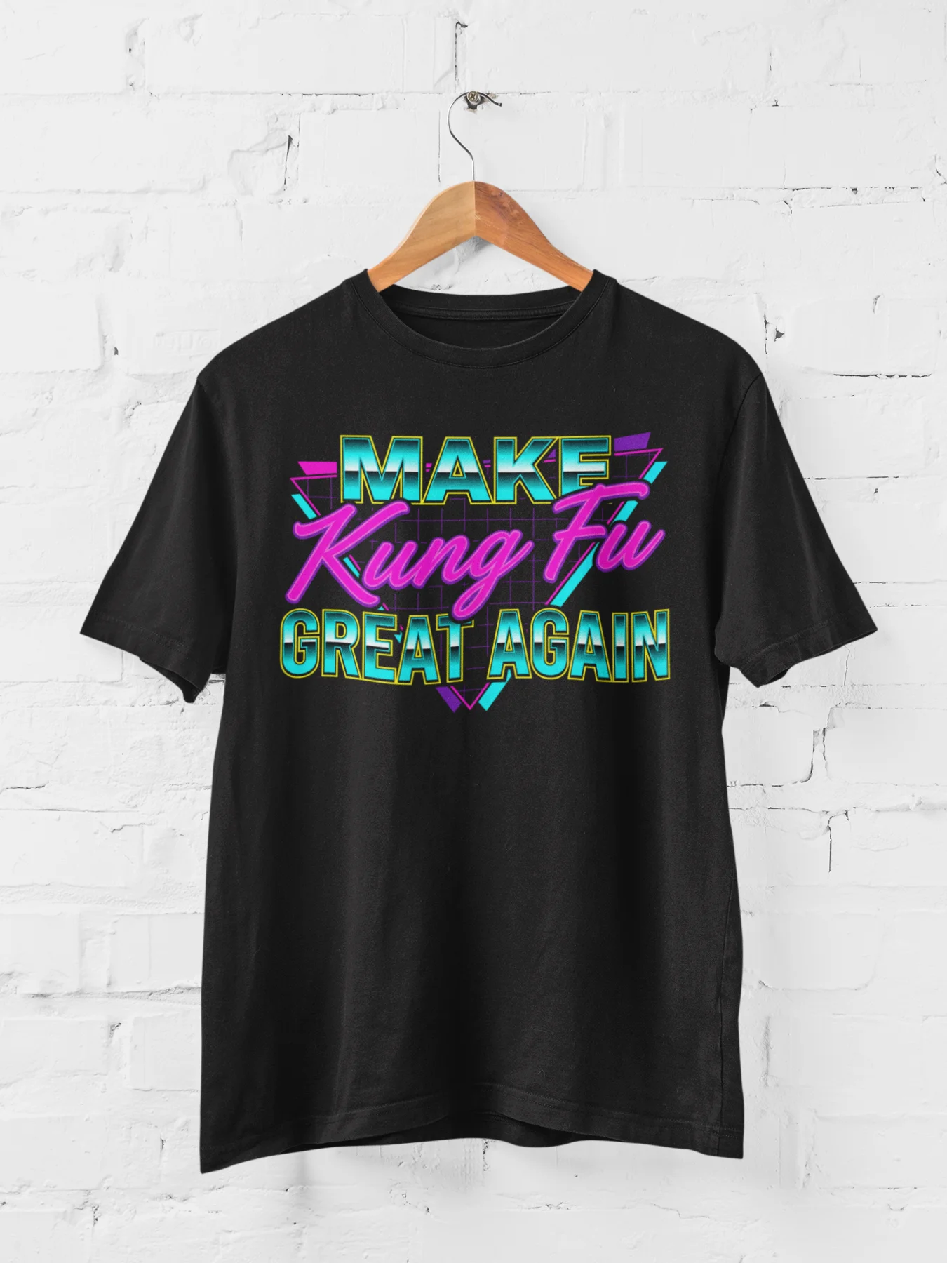 Kung Fu Funny Retro Tee product image (1)