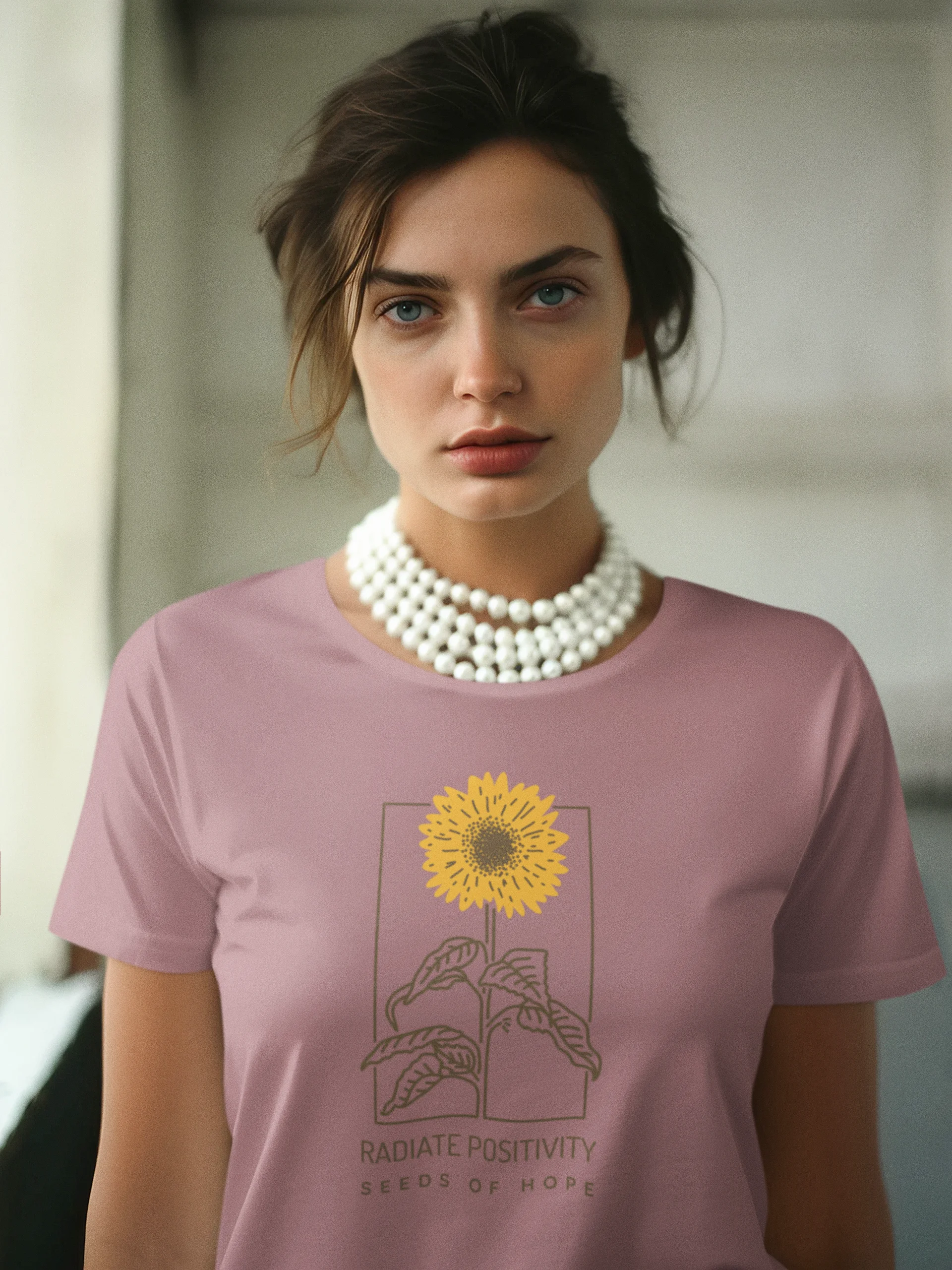 Radiant Sunflower Positivity Tee product image (2)