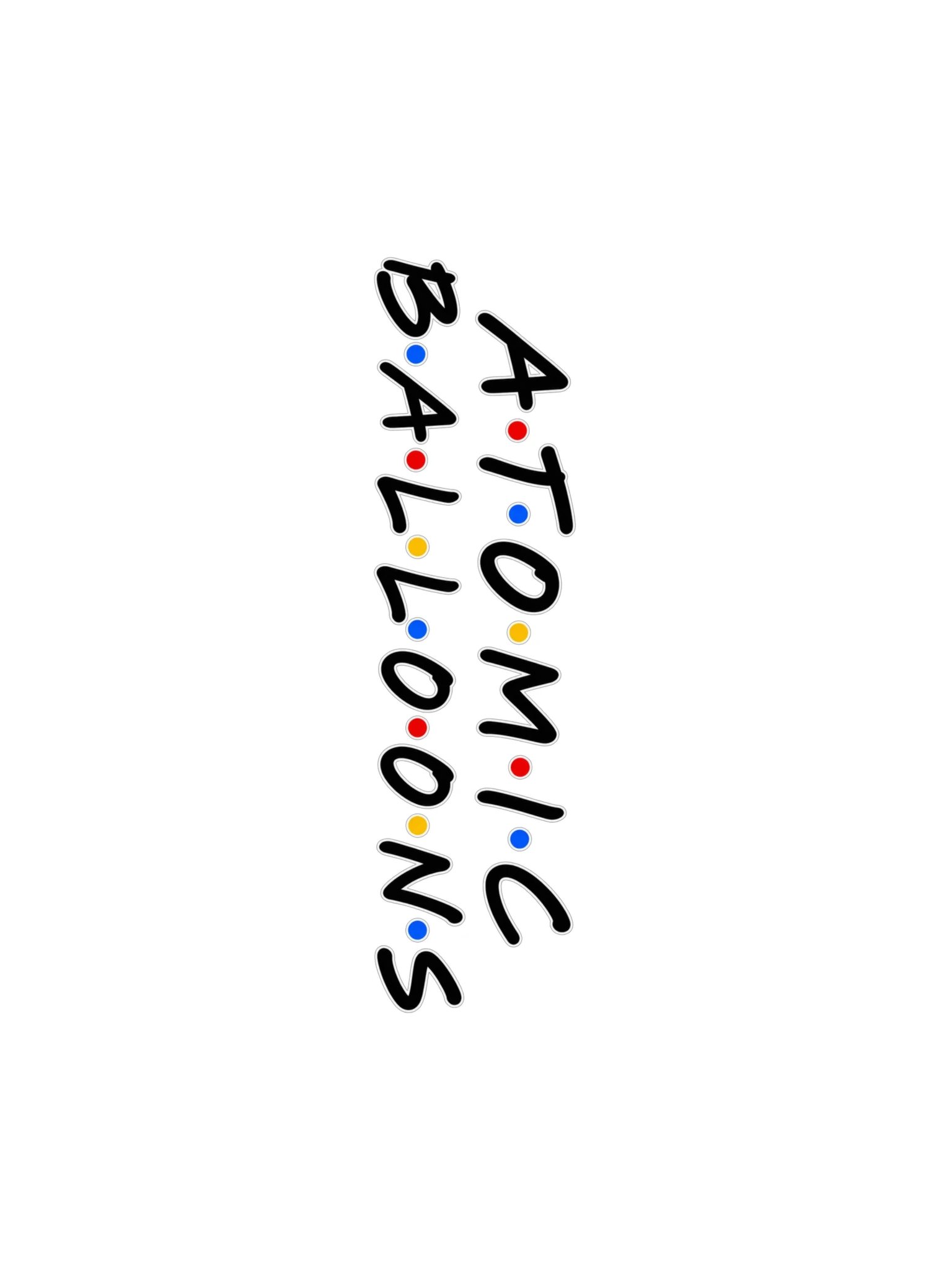 Atomic Balloons Kiss Cut Sticker product image (3)
