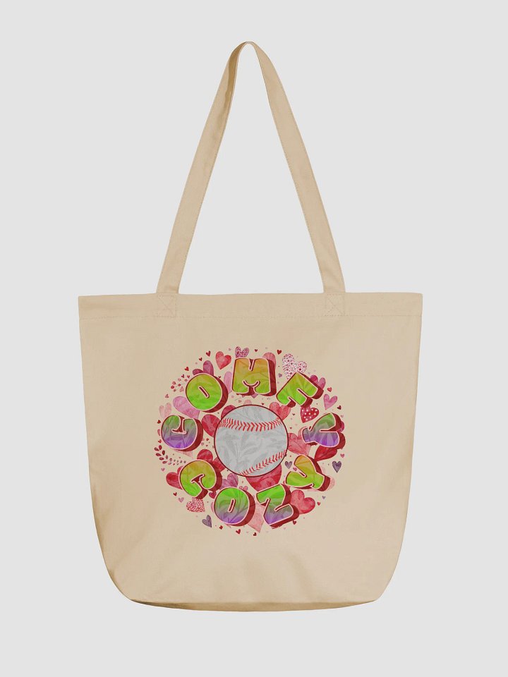 Comfy Cozy Baseball Heartfelt Tote Bag product image (5)
