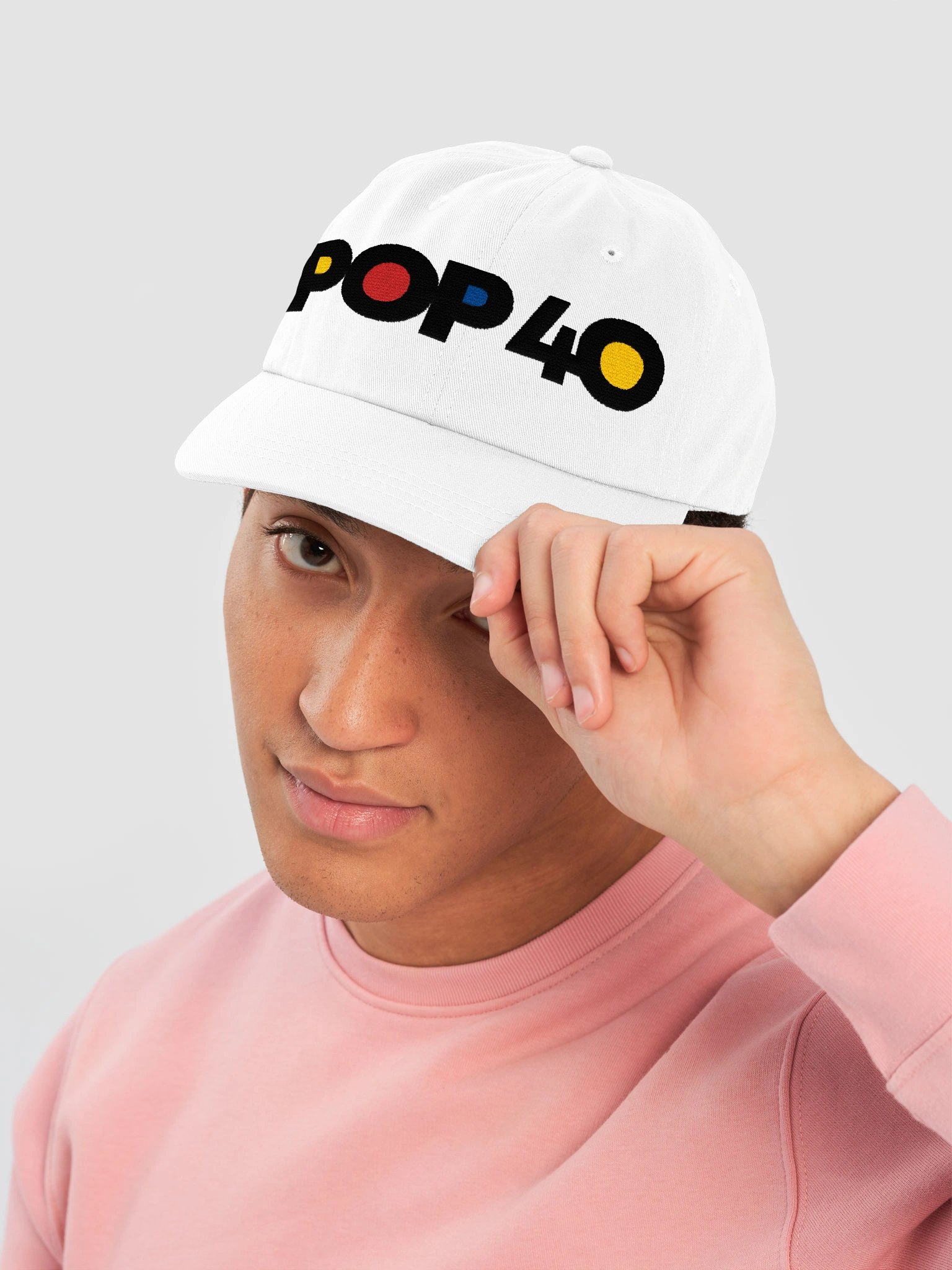 POP40 - Dad Hat (White) product image (5)