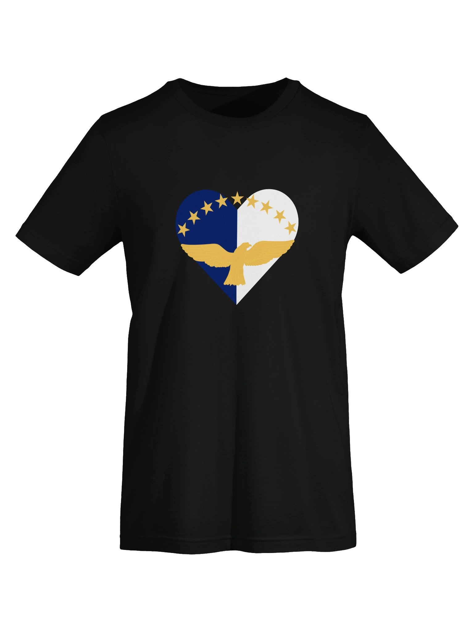 azores flag heart supersoft tee product image (5)