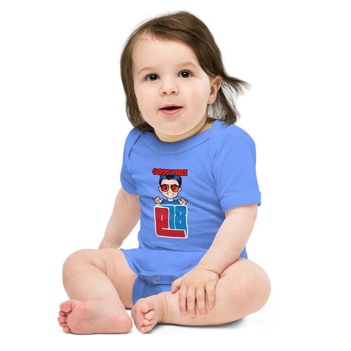 E18 Good Vibes Baby Onesie product image (2)