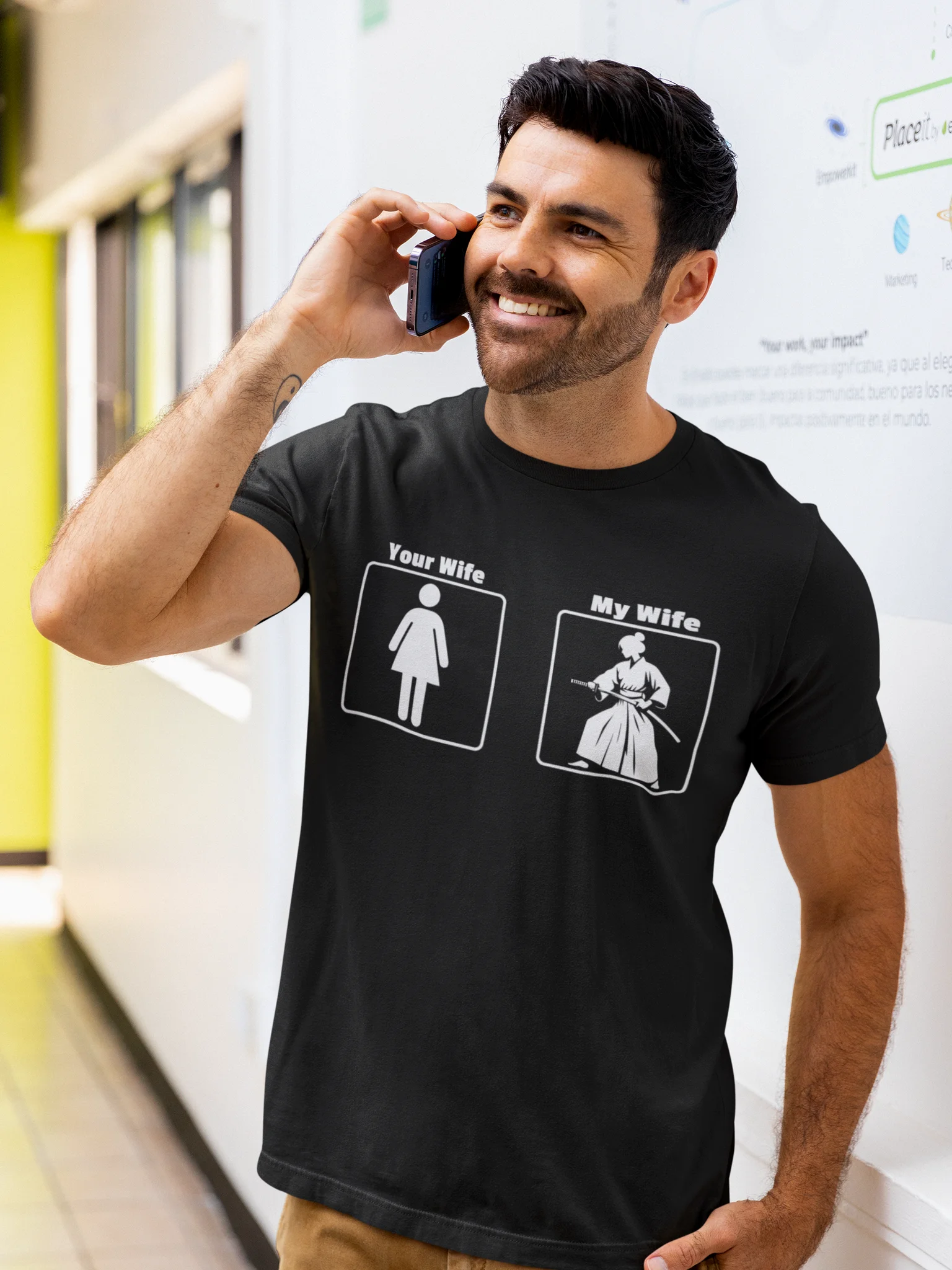 Funny Samurai Wife Graphic Tee product image (2)