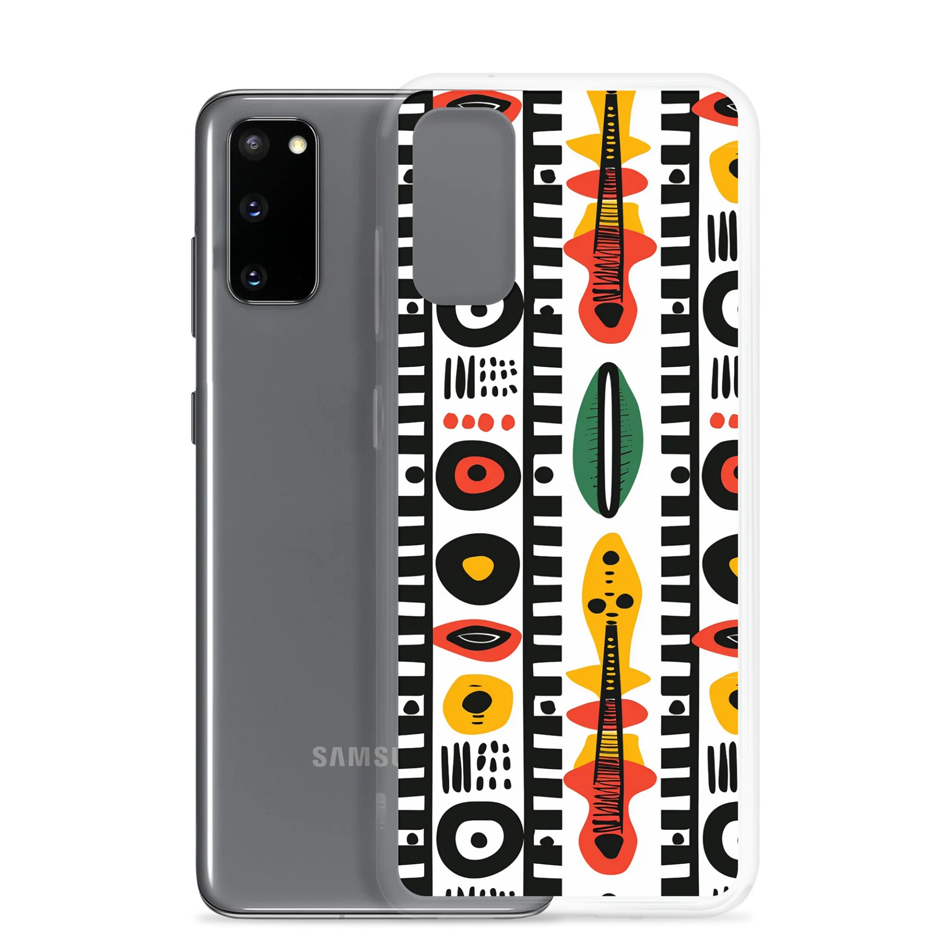 Afrobeat Harmony Clear Samsung® S20 S21, S22, S23, S24, S25, Plus, Ultra Cases. product image (2)