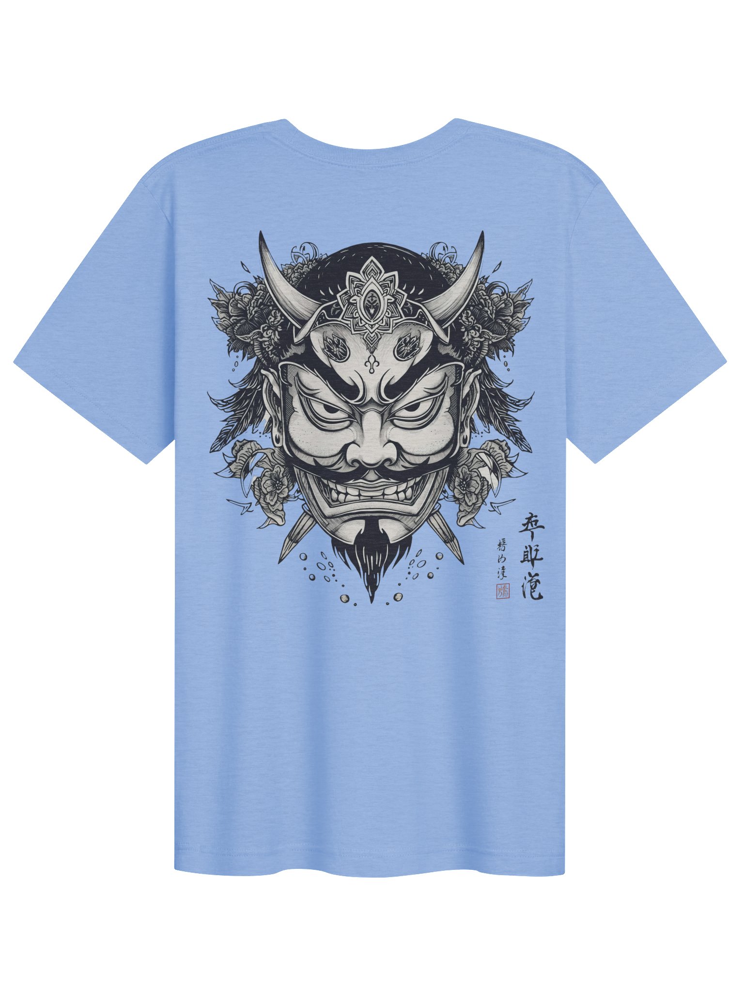 The Bold Oni Mask Streetwear T-Shirt product image (1)
