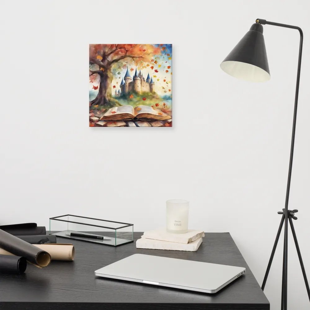 Open Book And Castle Watercolour Wall Art product image (11)