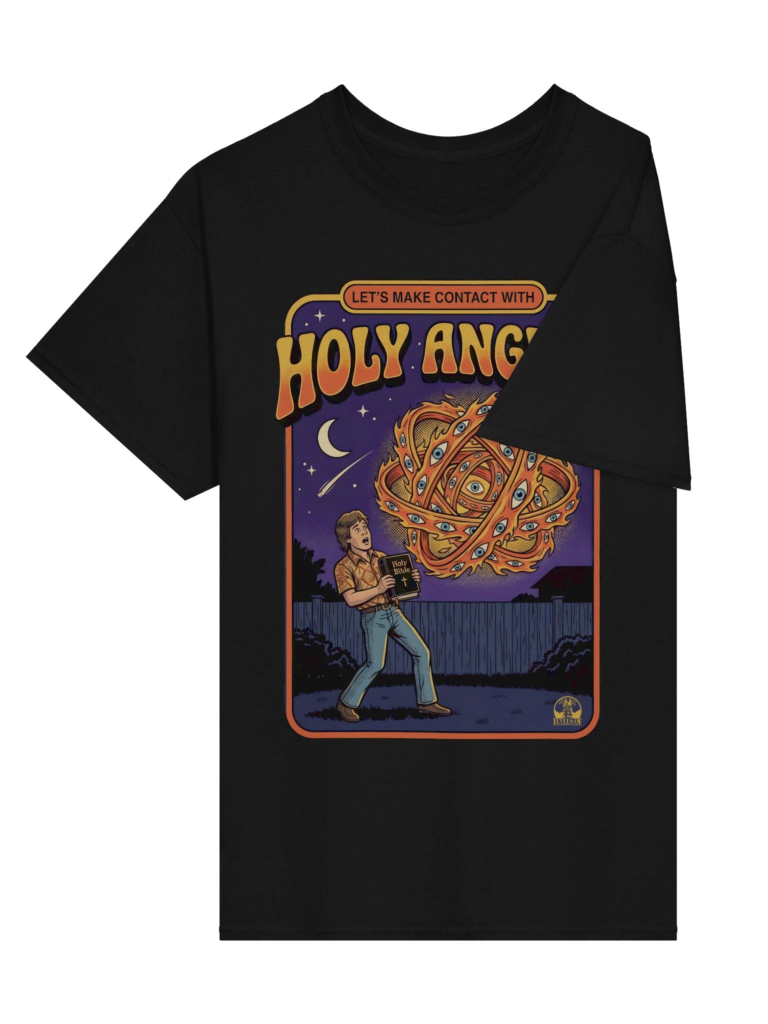 "Let's Make Contact With Holy Angels" Tee product image (26)