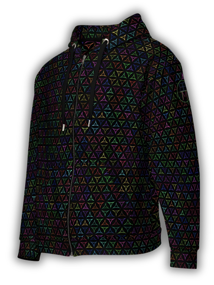 "Prism Bloom" Zip Hoodie product image (1)