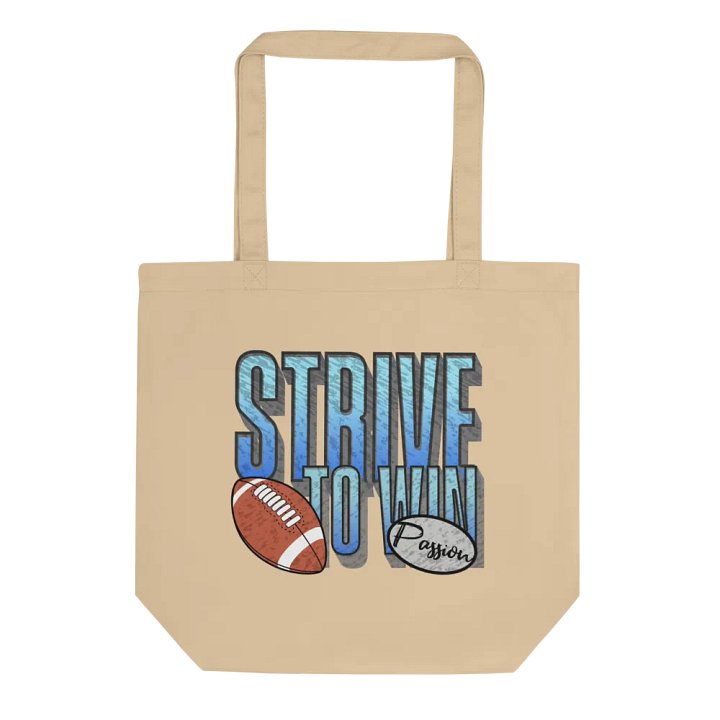Strive to Win Football Passon Tote Bag product image (1)