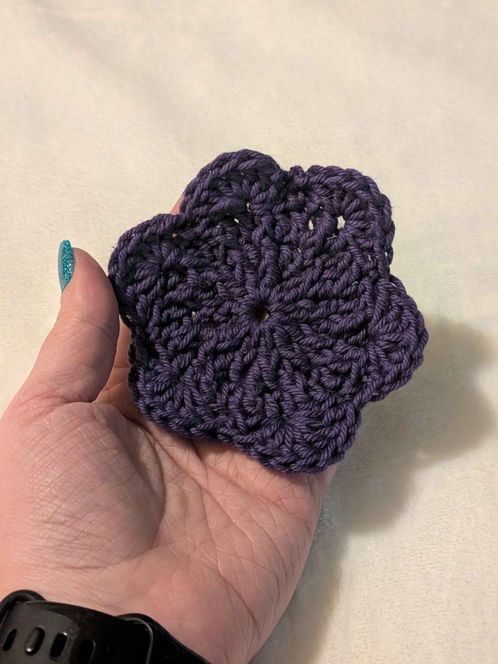 Purple Face Scrubbie product image (2)