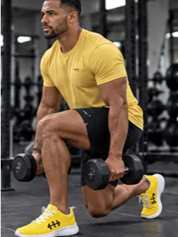 Mens His House "Holy Heritage" Athletic Shoes - Yellow by His House