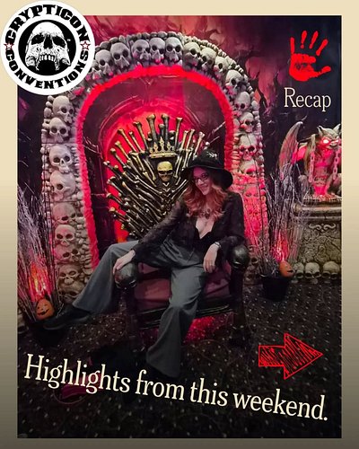 Despite the online bookish drama, I had a great weekend! Thank you to @crypticonmn for having me!

Some highlights:

Met @joh...