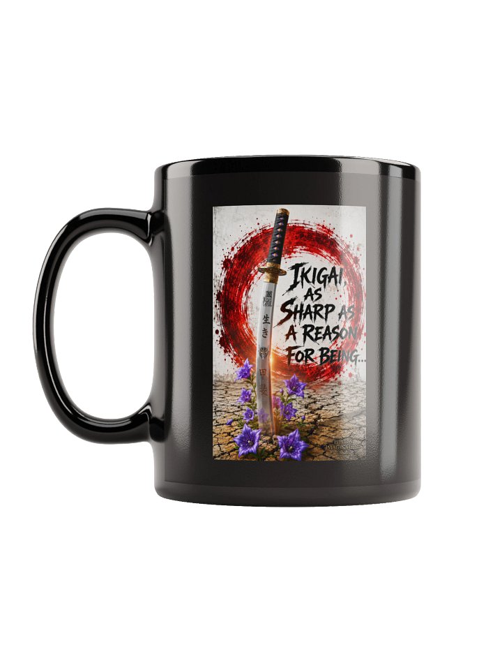 Ikigai — Black Glossy Mug product image (1)
