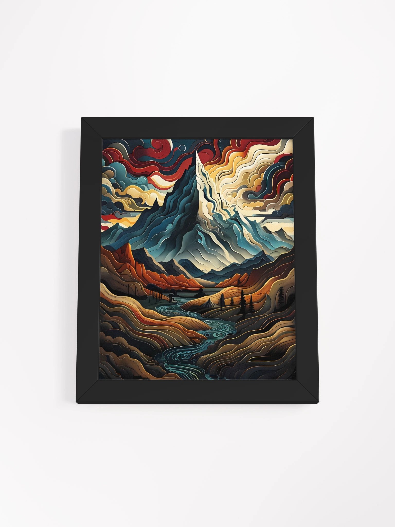 Surreal Mountain Dreamscape Poster product image (2)