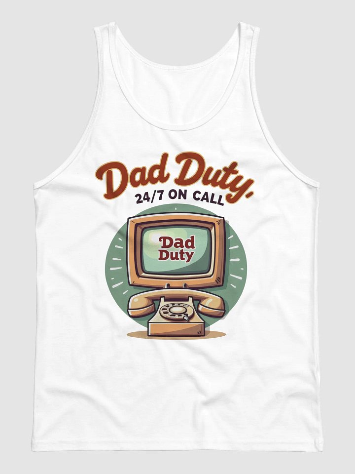 Retro Dad Duty Tank Top product image (1)