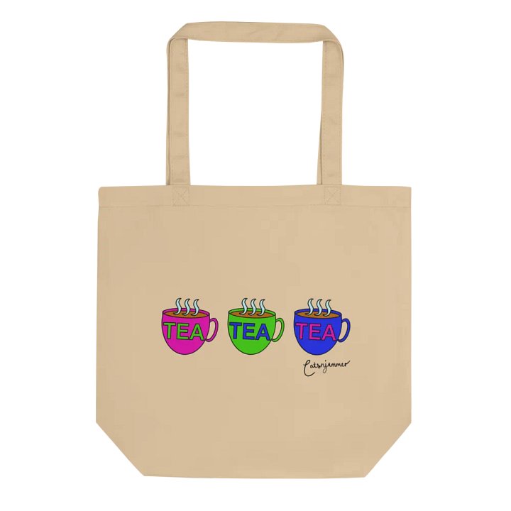 Catsnjammer Tea Tote Bag product image (1)
