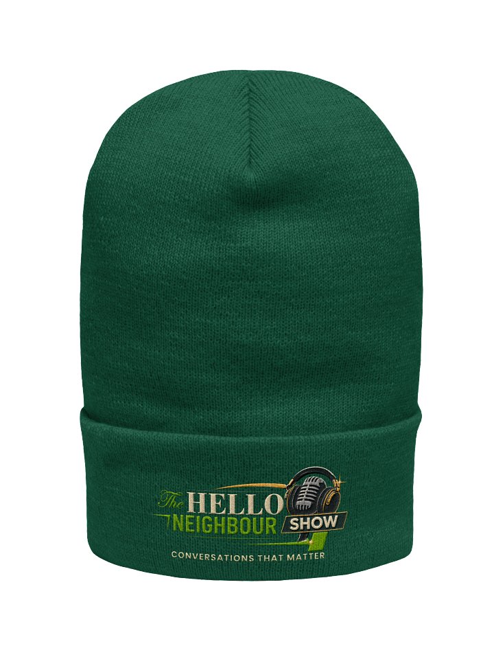 The Hello Neighbour Show™ Premium Embroidered Logo Cuffed Beanie | Official Knit Beanie product image (1)