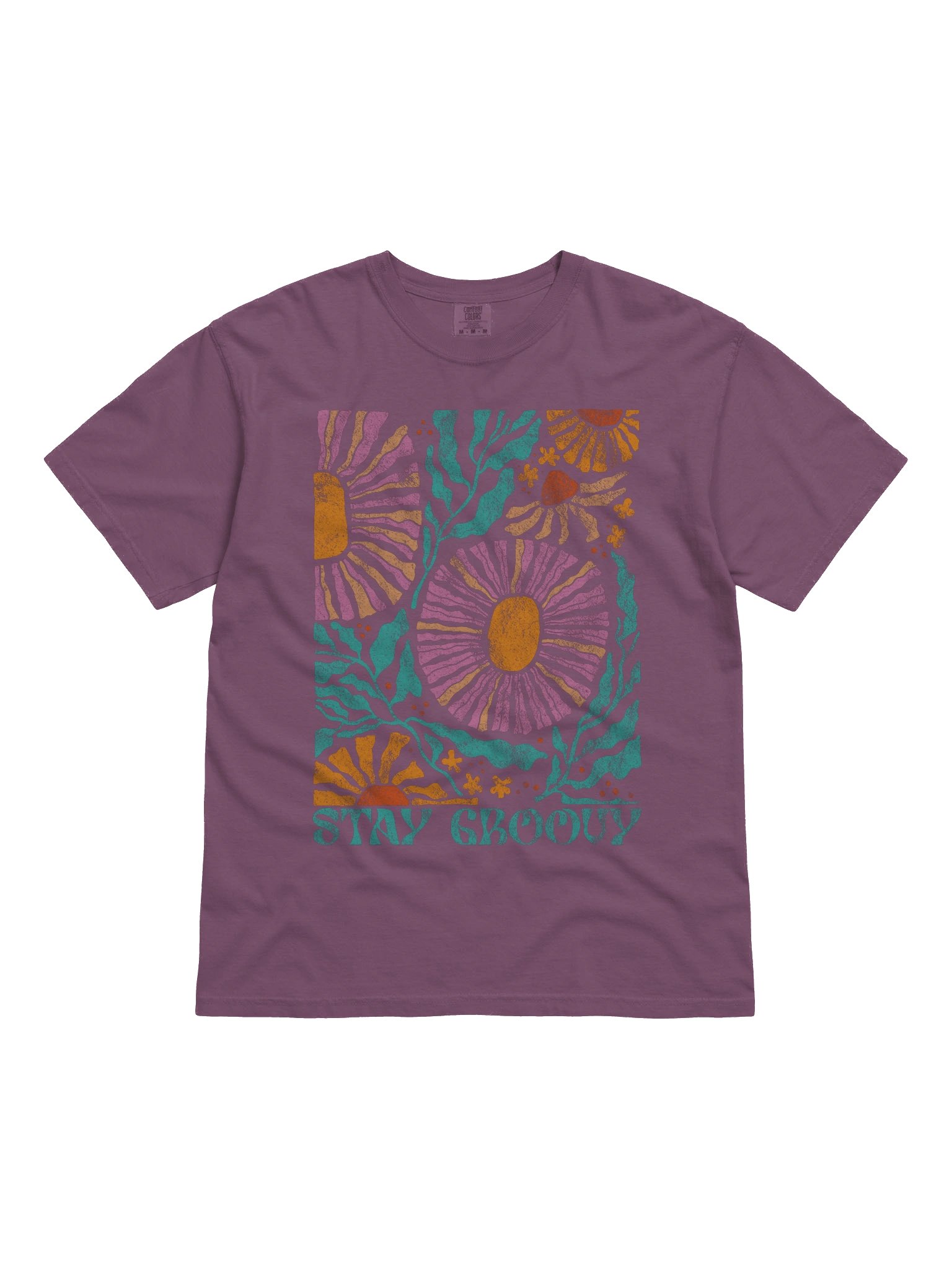 Stay Groovy Floral Shirt – Retro Boho Flower Power Aesthetic Tee product image (4)