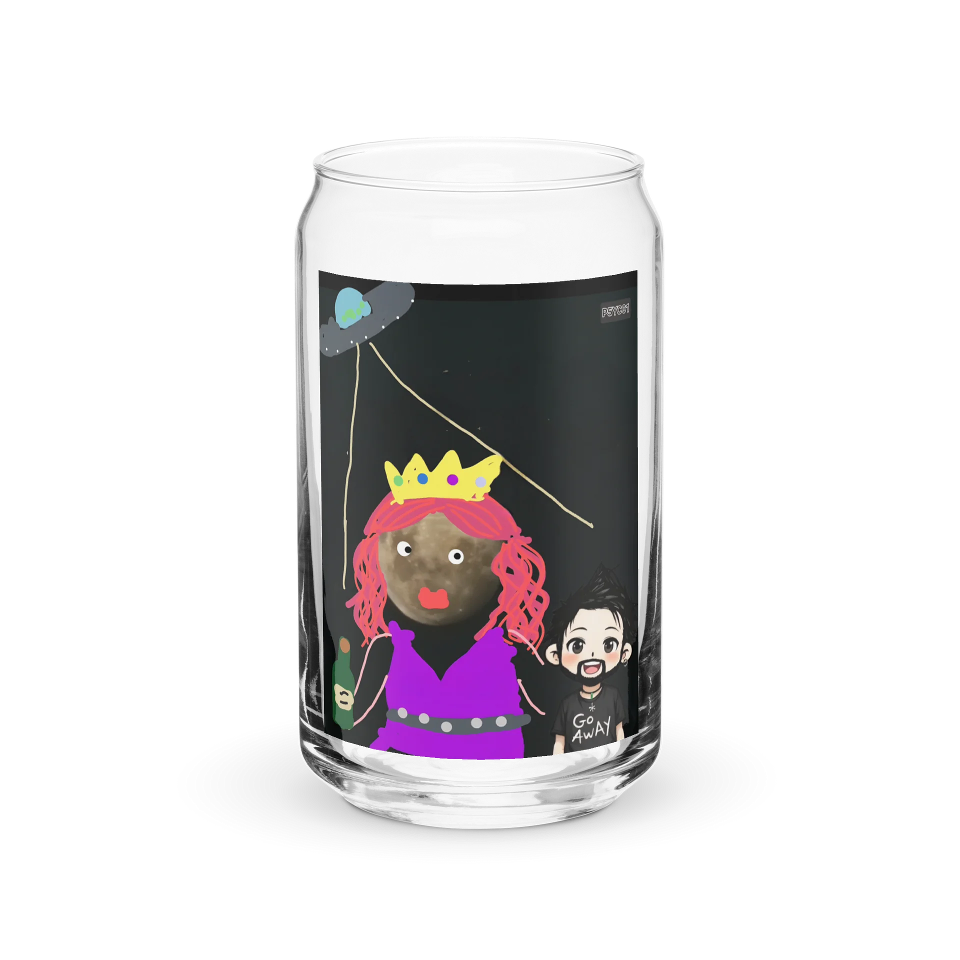 Lady Lunar Can-Shaped Glass product image (1)