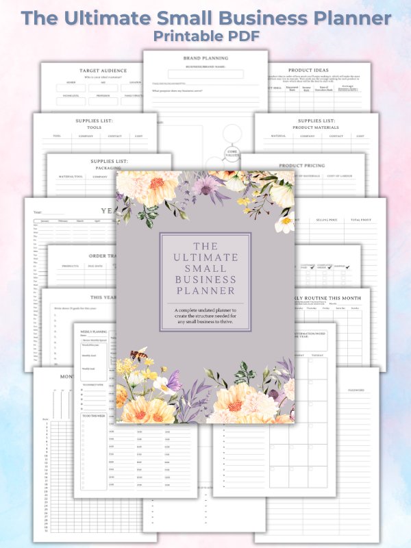 The Ultimate Small Business Planner product image (1)