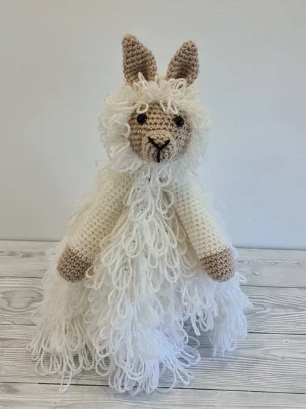 Llama Lovey Crochet Pattern - Lola & Luis Security Blanket PDF Pattern - Crafting Happiness product image (5)