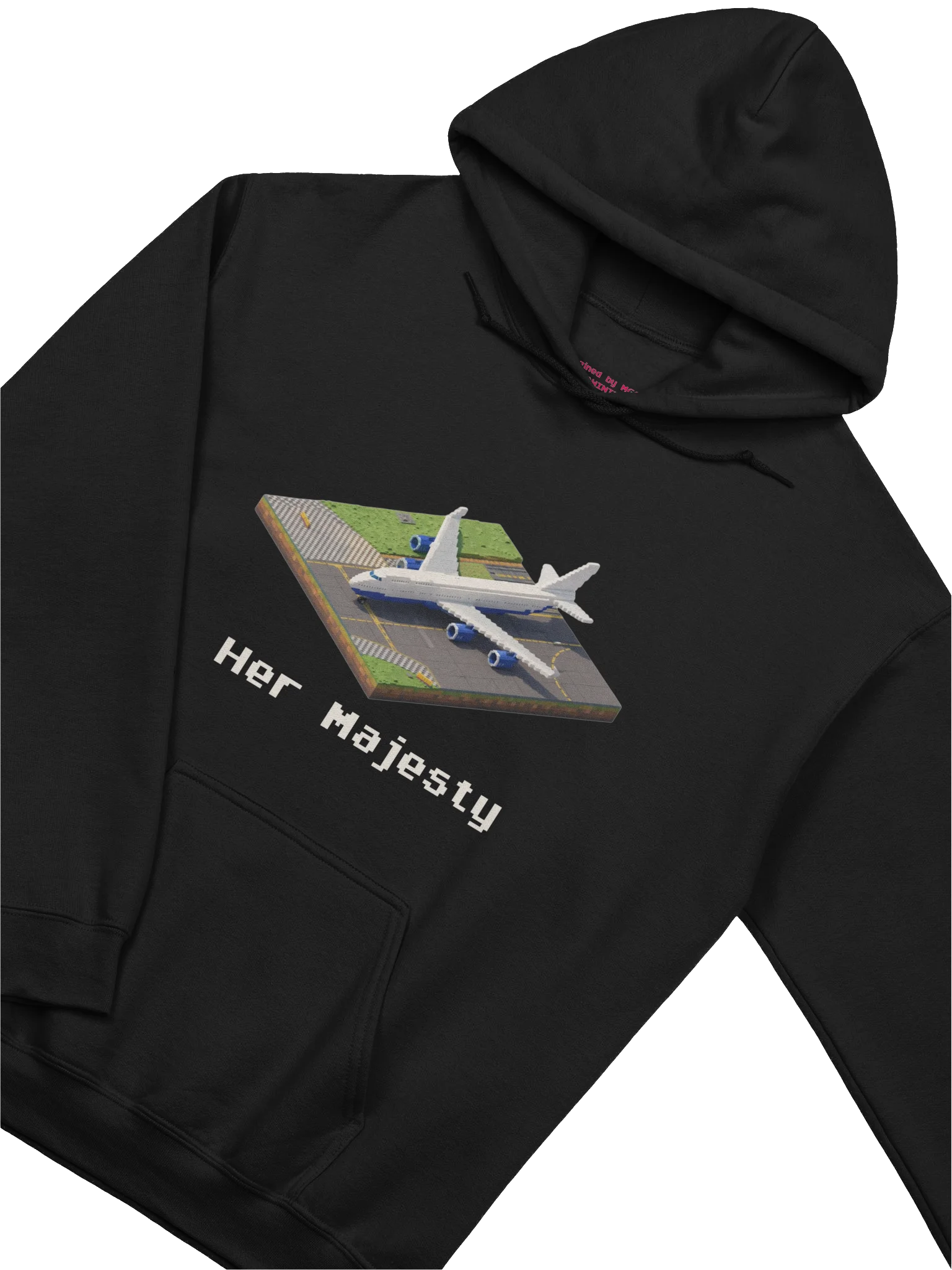 "Her Majesty" Queen White Boeing 747 Hoodie product image (3)