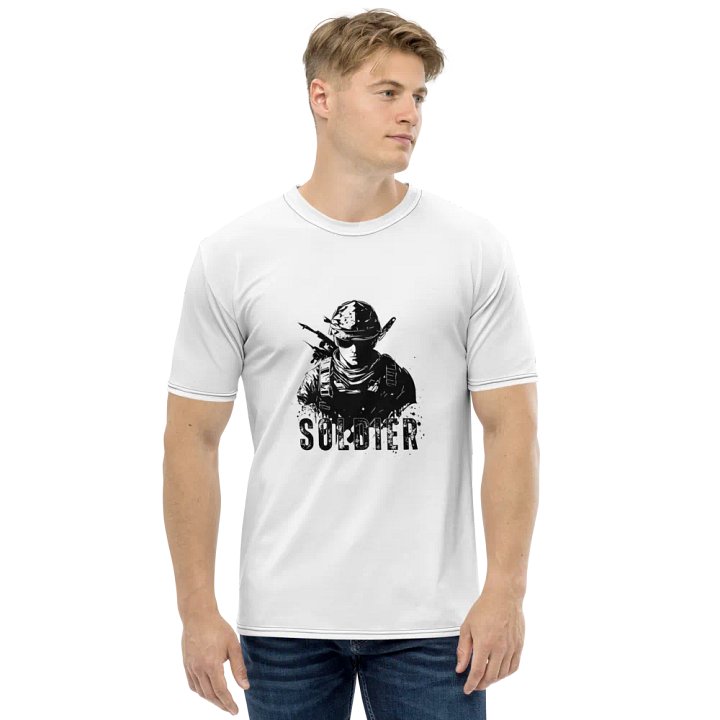 soldier print t-shirt product image (1)