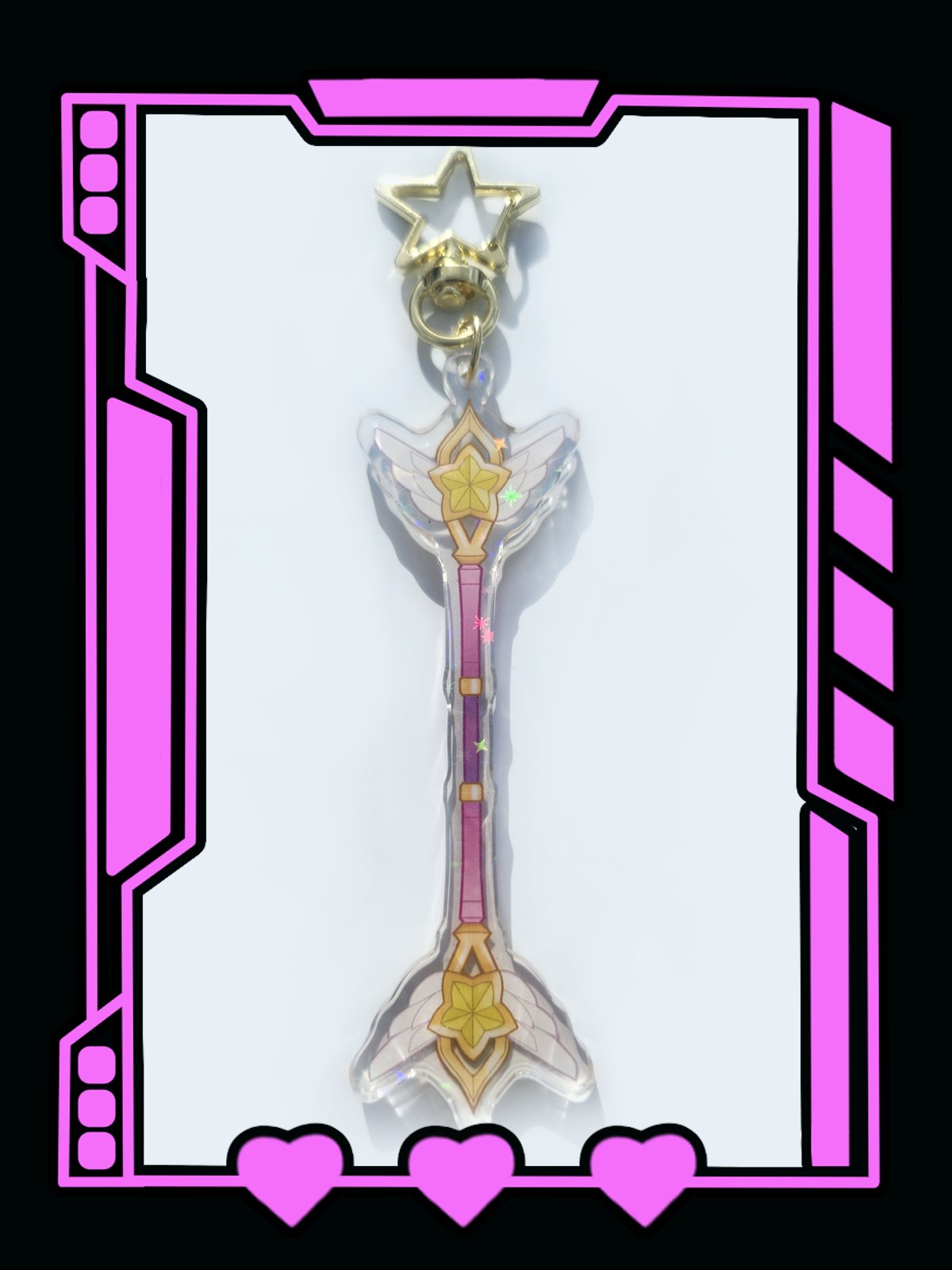 Star Guardian Staff Keychain product image (1)