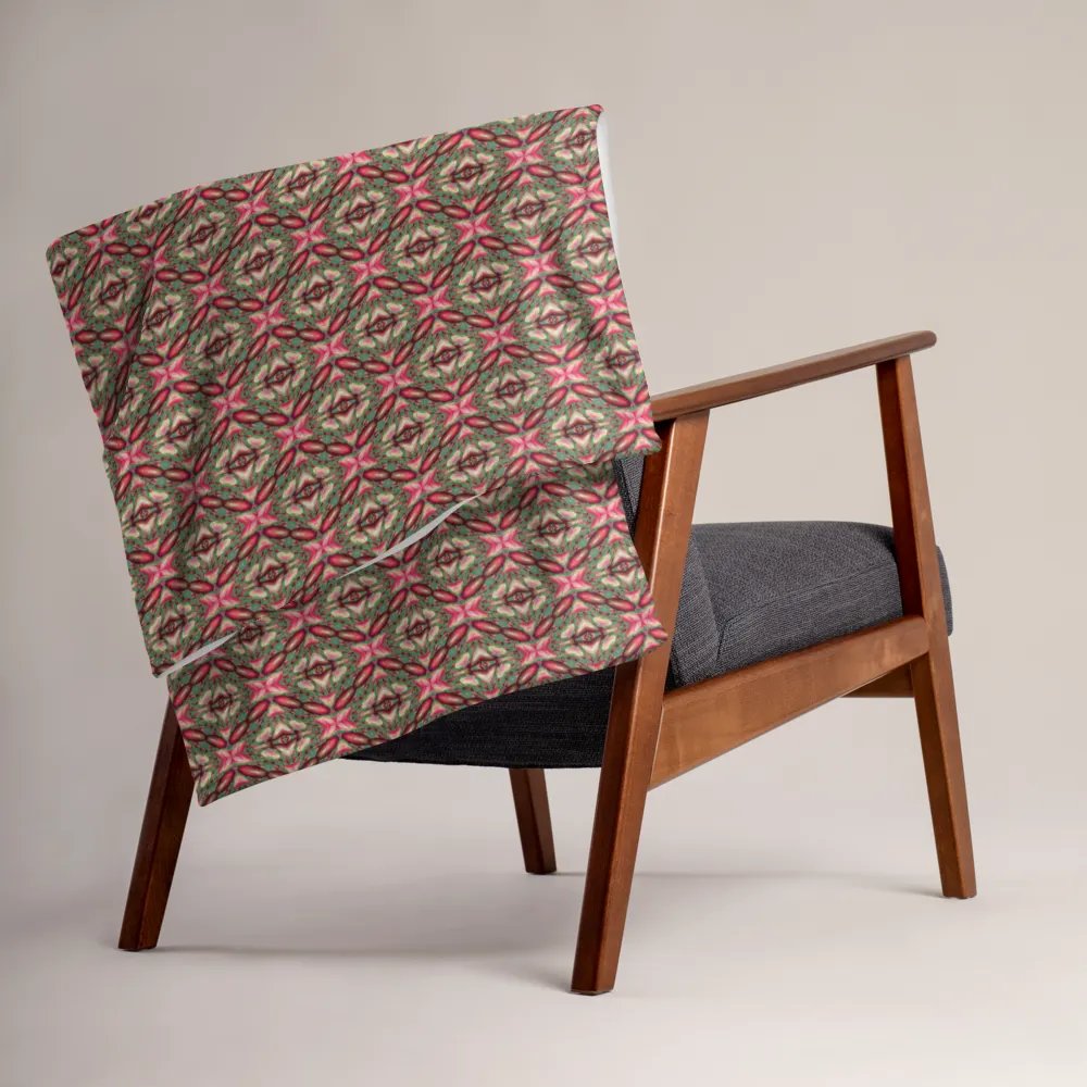 Vibrant Diamond & Floral Throw Blanket product image (5)