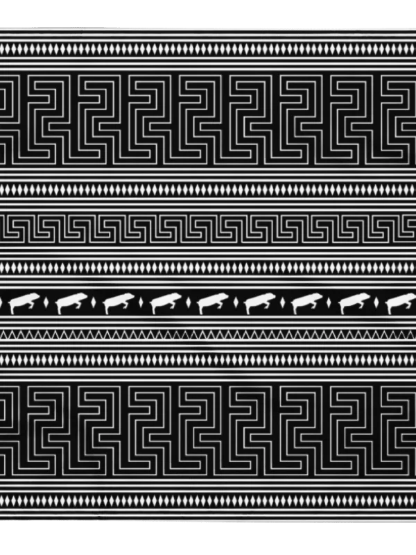 Epicurean Amphora LIGHT (ALL-OVER PRINT BANDANA) product image (2)