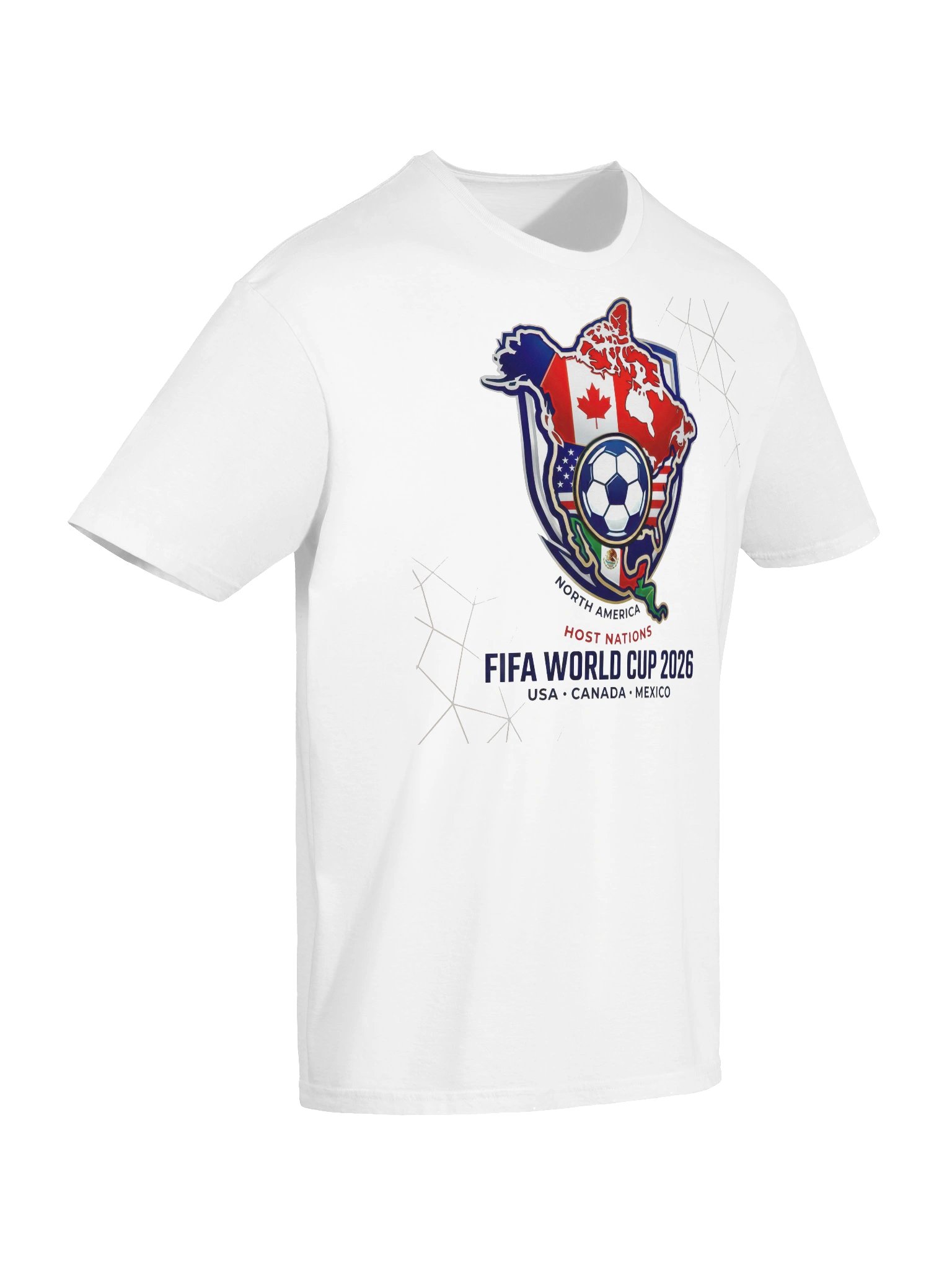 World Cup 2026 North America Map Graphic Tee product image (3)