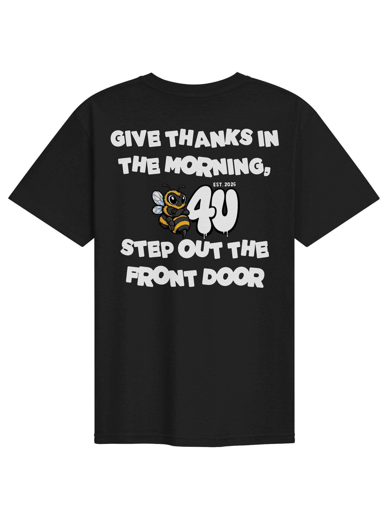 GIVE THANKS IN THE MORNING Graphic Tee product image (16)