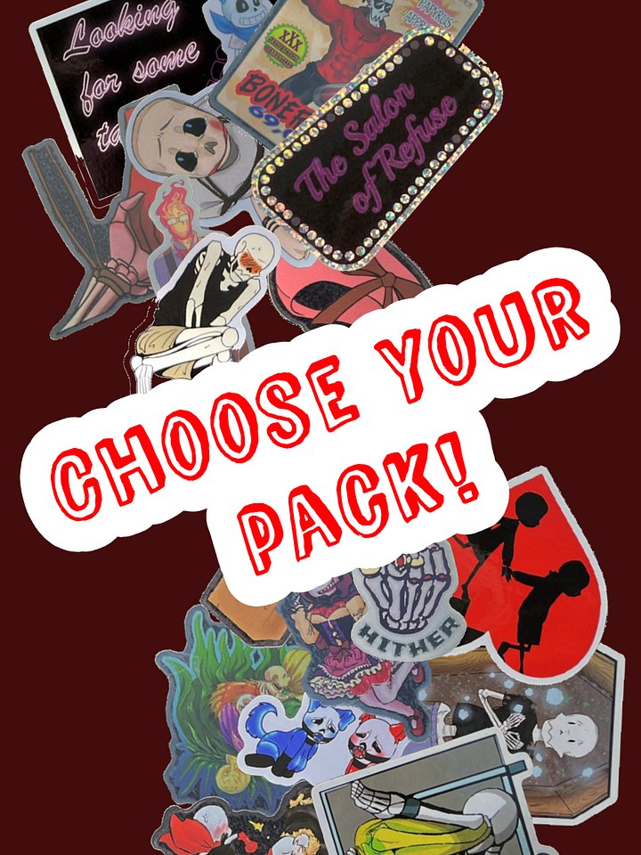 [CLEARANCE] Salon of Refuse Sticker Packs product image (1)