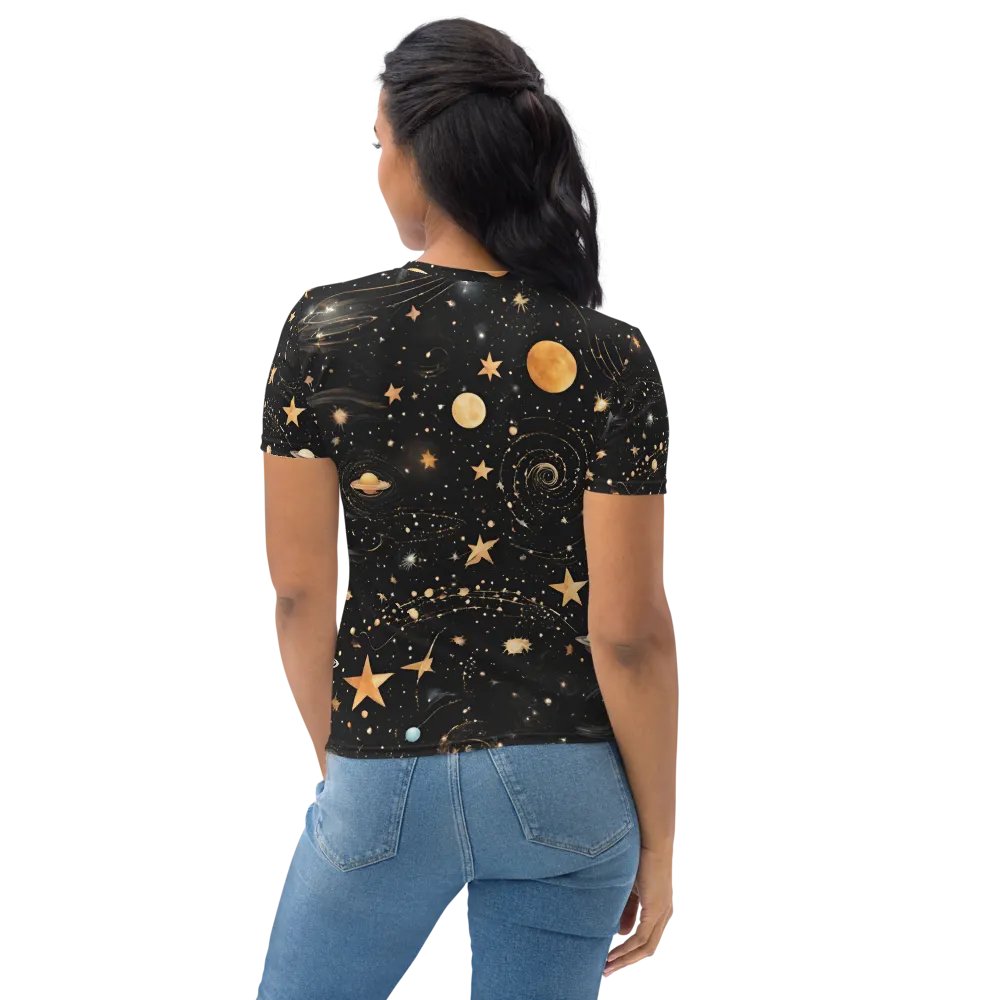 Cosmic Whimsy All-Over Print Women's Tee product image (7)