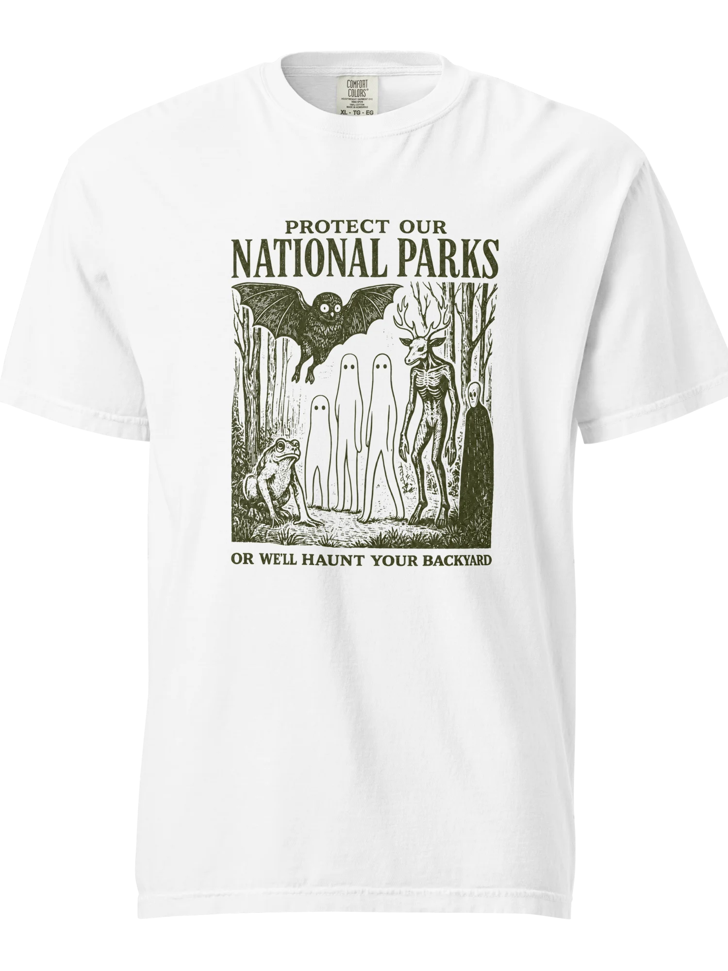 Protect Our National Parks Cryptid Shirt | Comfort Colors 1717 product image (7)