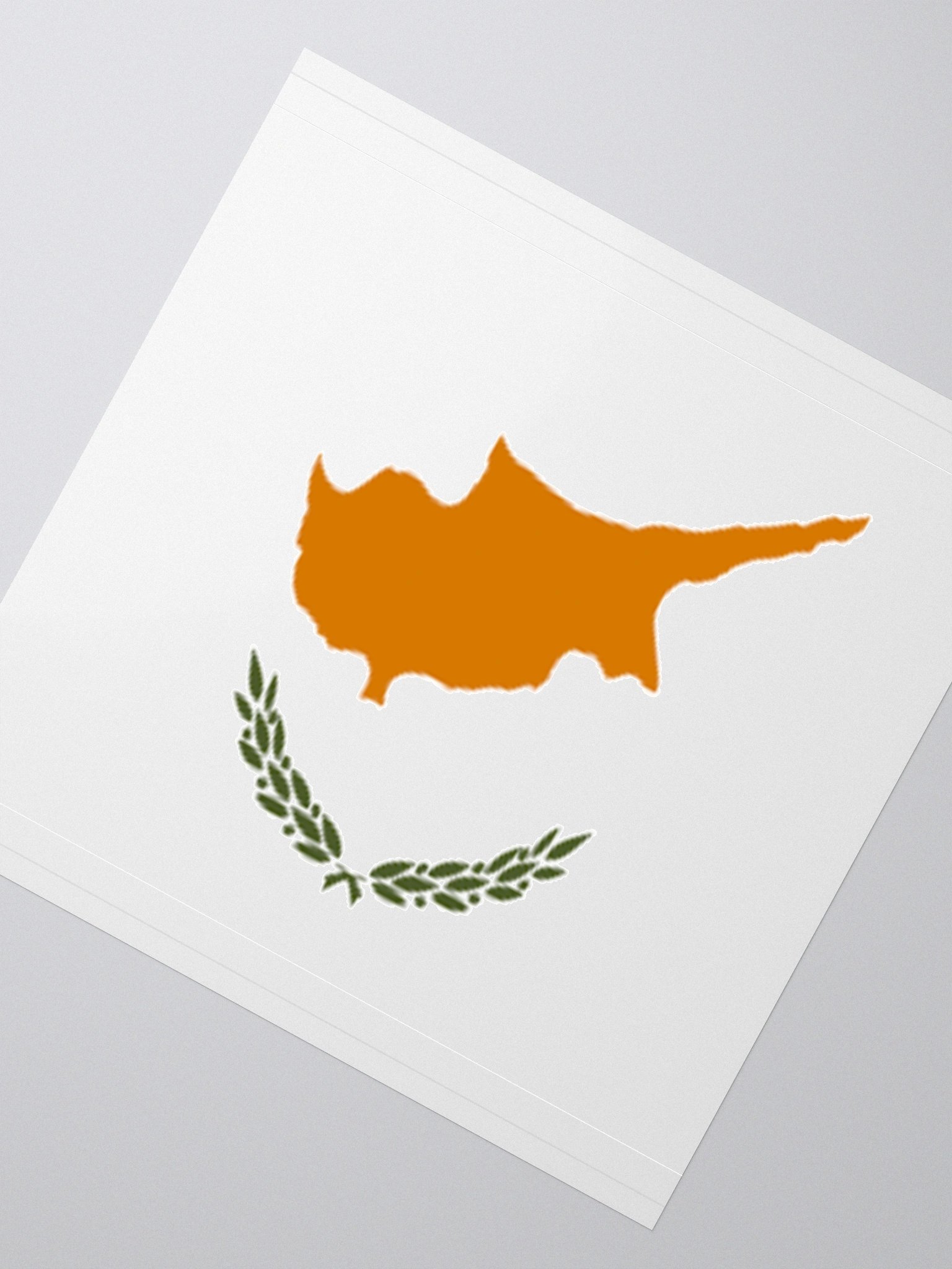 Cyprus Flag Sticker | Copper Island Design | Durable Vinyl | 3 Sizes product image (4)
