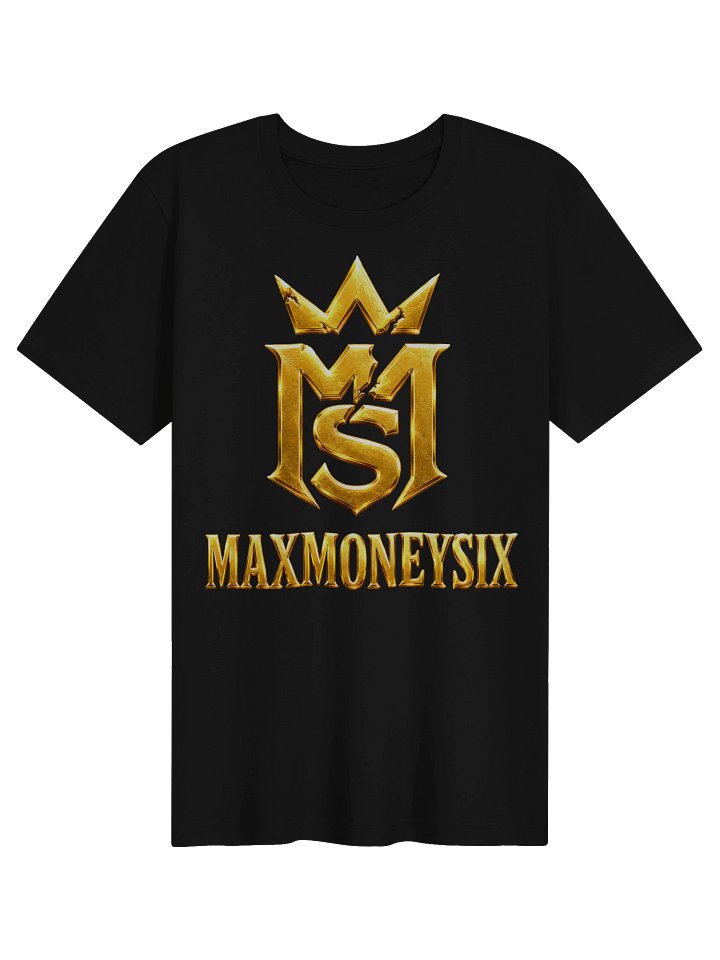 MAXMONEYSIX Crown Crest Tee – 3D Gold product image (1)
