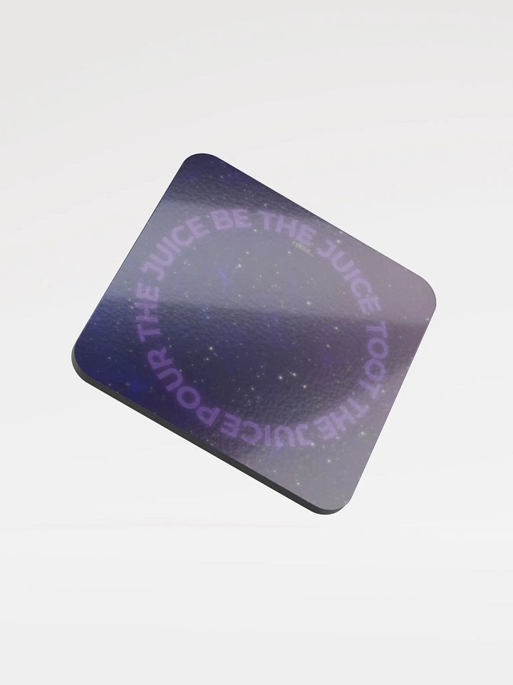 Pour. Be. Toot. Purple Text Coaster product image (1)