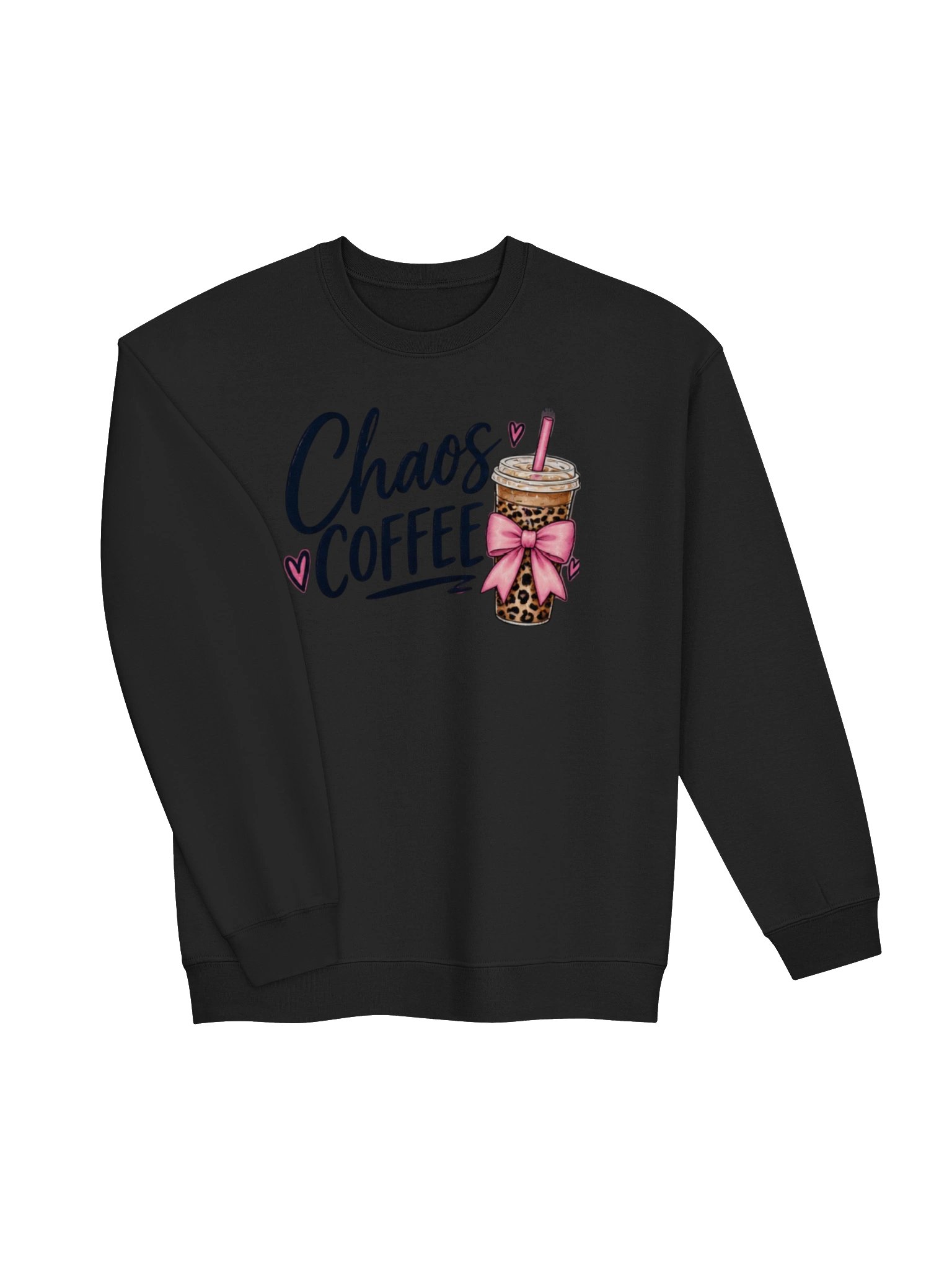 Chaos Coffee Sweatshirt | Iced Coffee Sports Mom Crewneck product image (3)