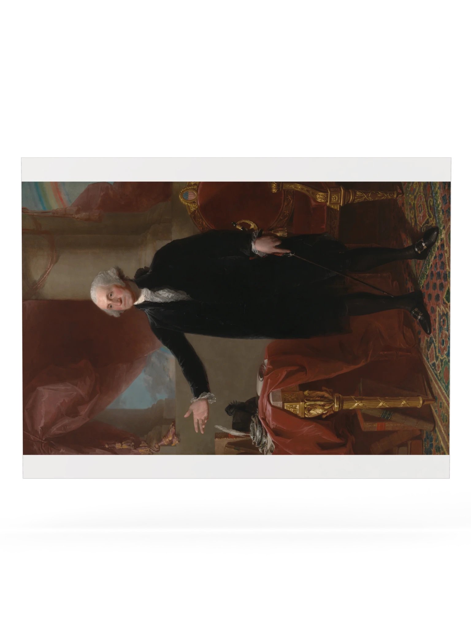 Gilbert Stuart, George Washington: The Lansdowne Portrait (1796) Fine Art Print product image (48)