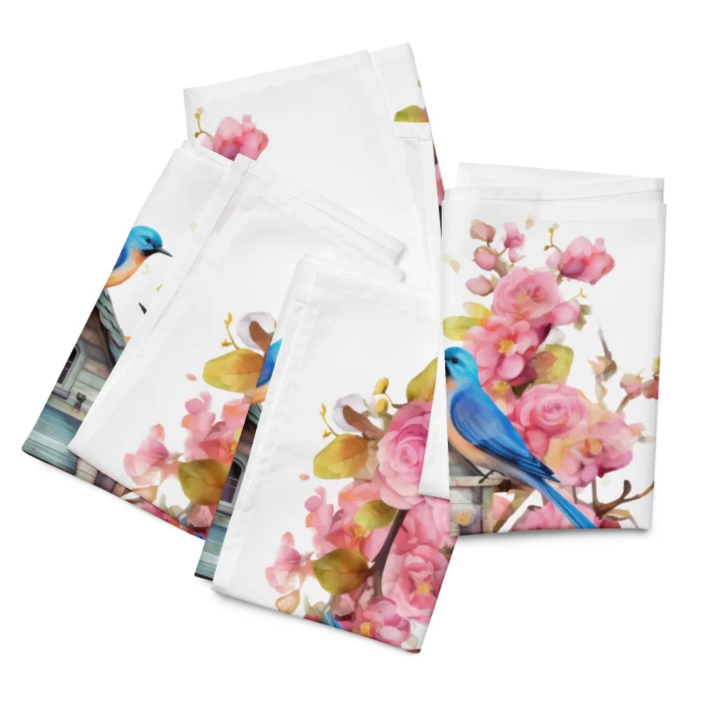 Whimsical Birdhouse Cloth Napkin Set product image (7)