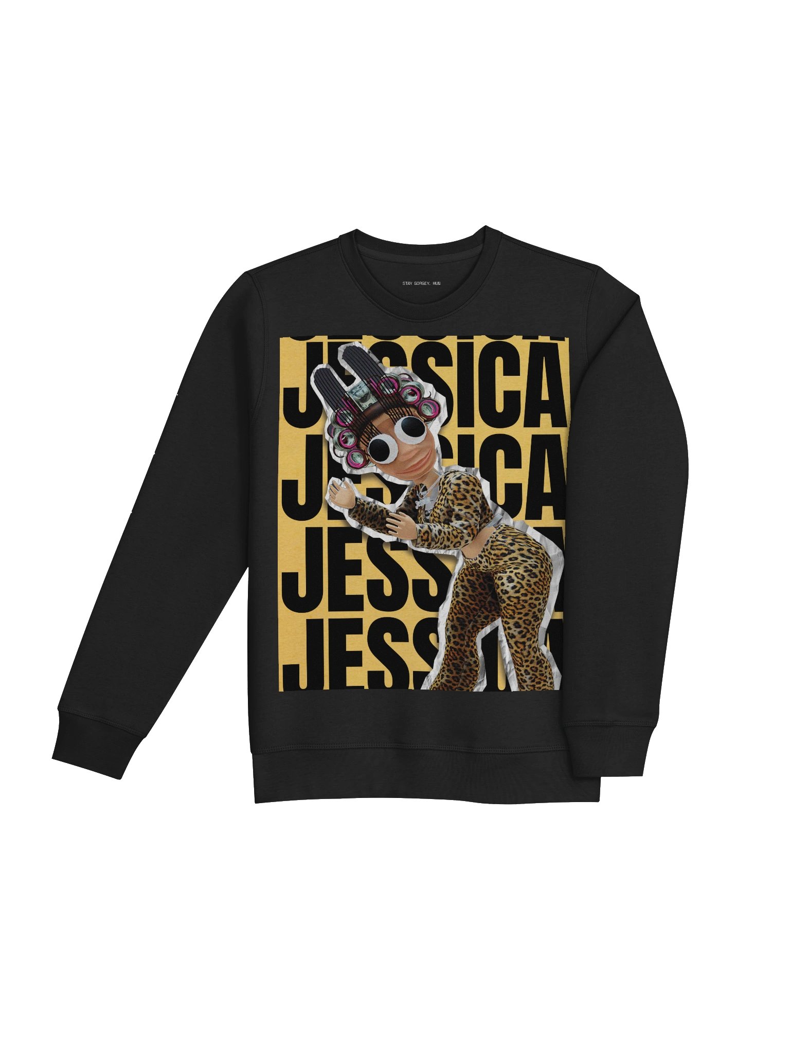 MONEY ROLLES - YELLOW PRINT SWEATSHIRT product image (3)