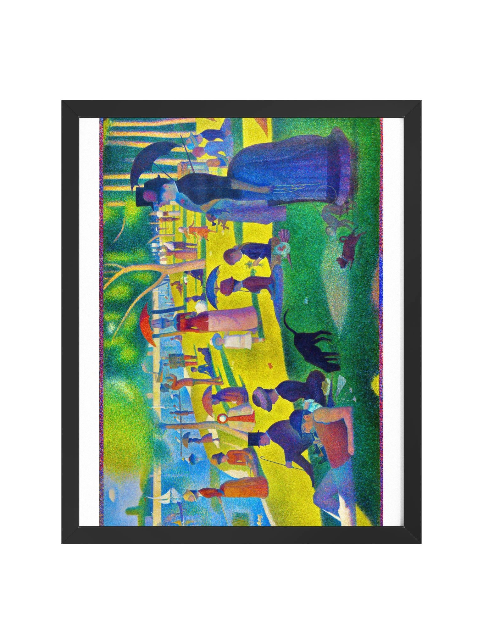 A Sunday Afternoon on the Island of La Grande Jatte — Large Framed Matte Poster product image (5)