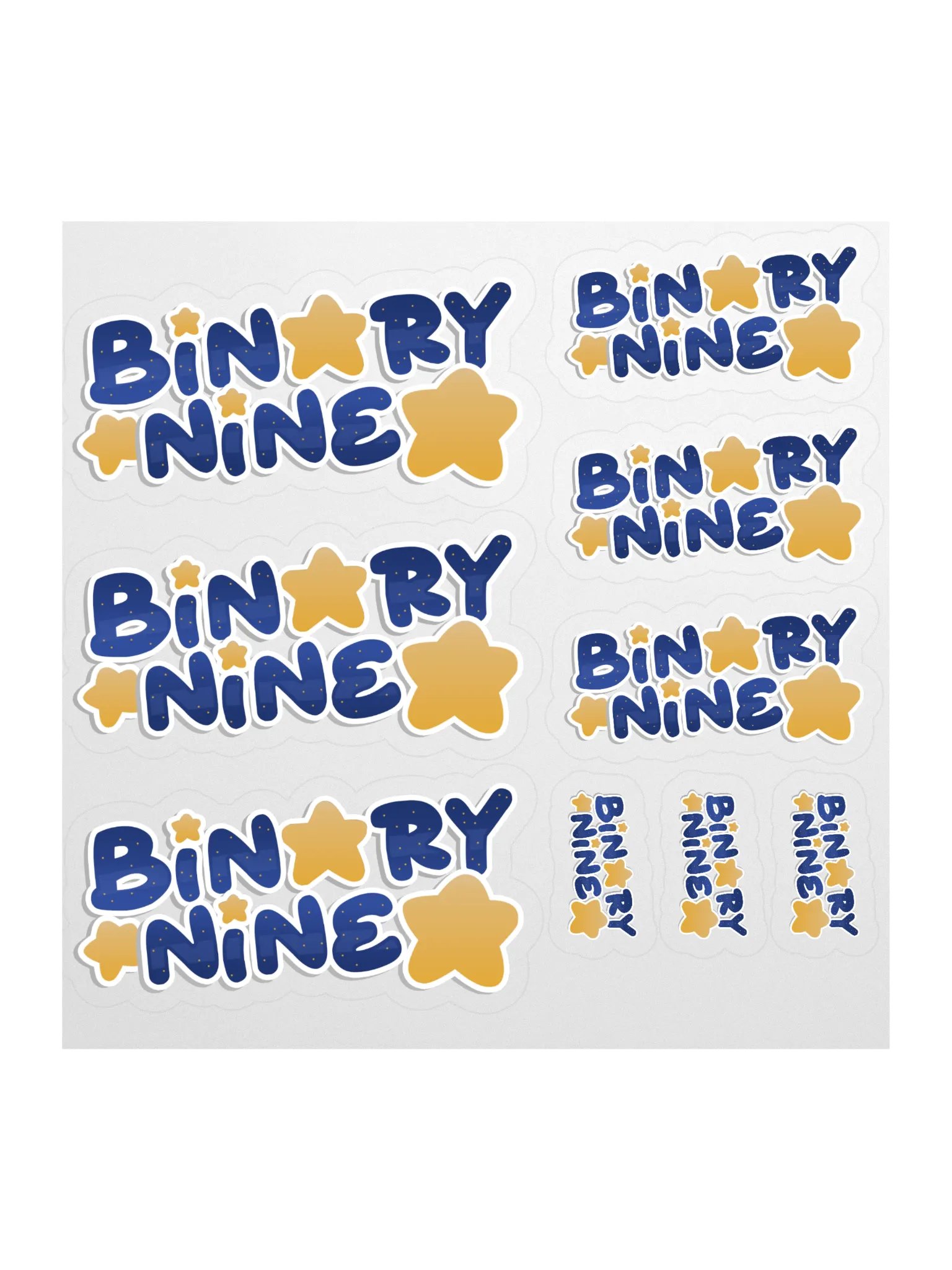 BinaryNine Logo Sticker Sheet product image (1)