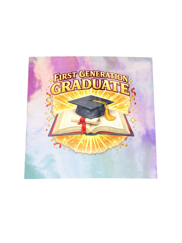 First Generation Graduate - Holographic Sticker product image (1)