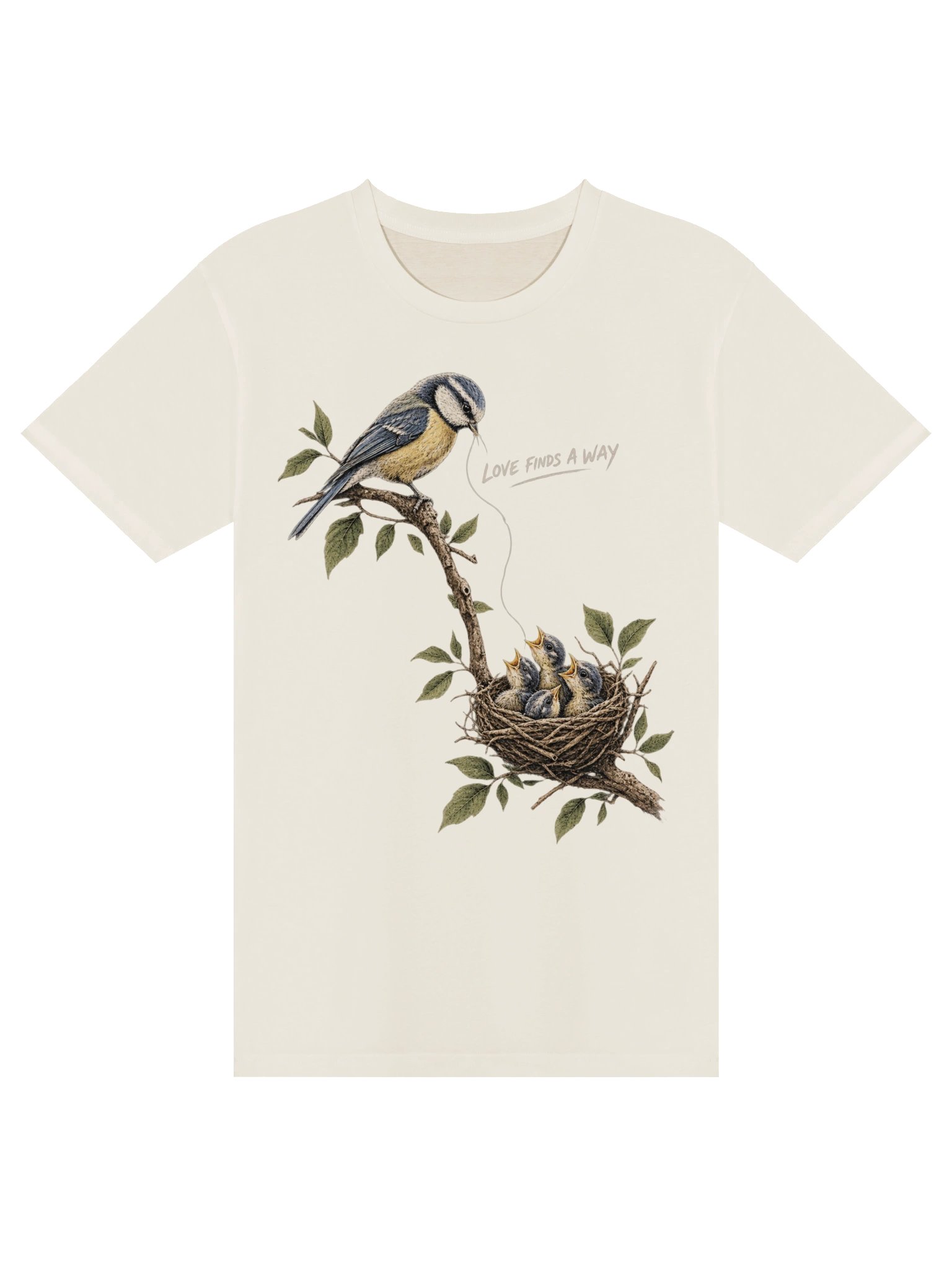 Love Finds a Way – Bird & Nest T-Shirt product image (1)