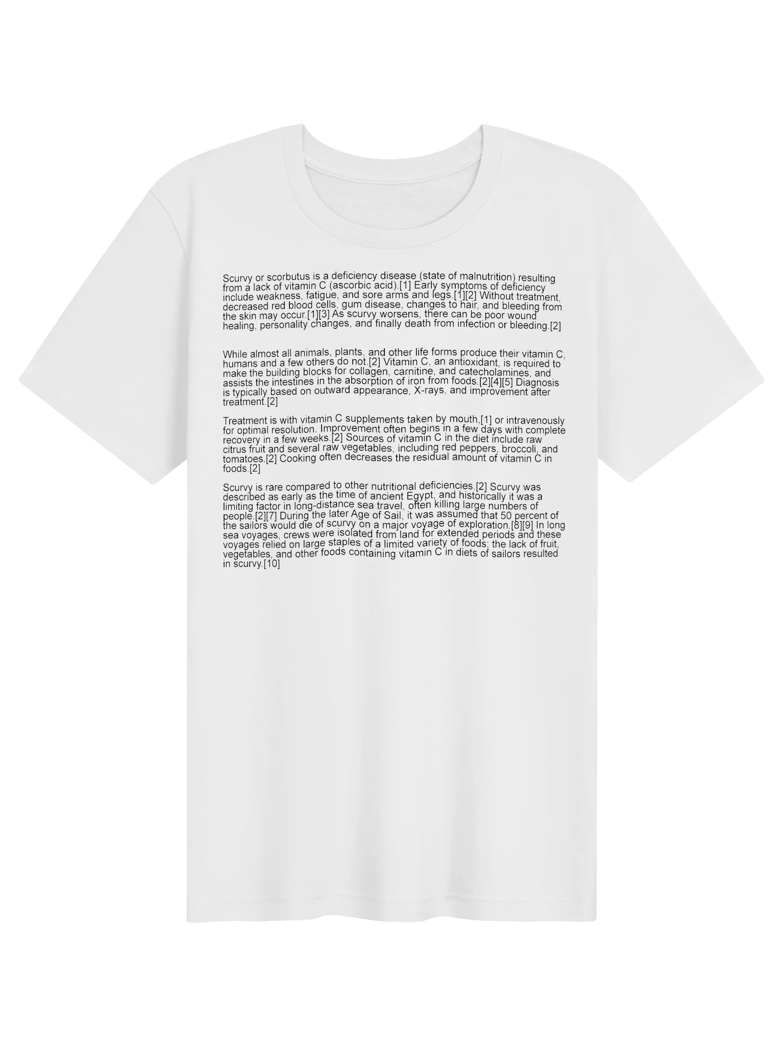 Scurvy Facts Tee product image (1)