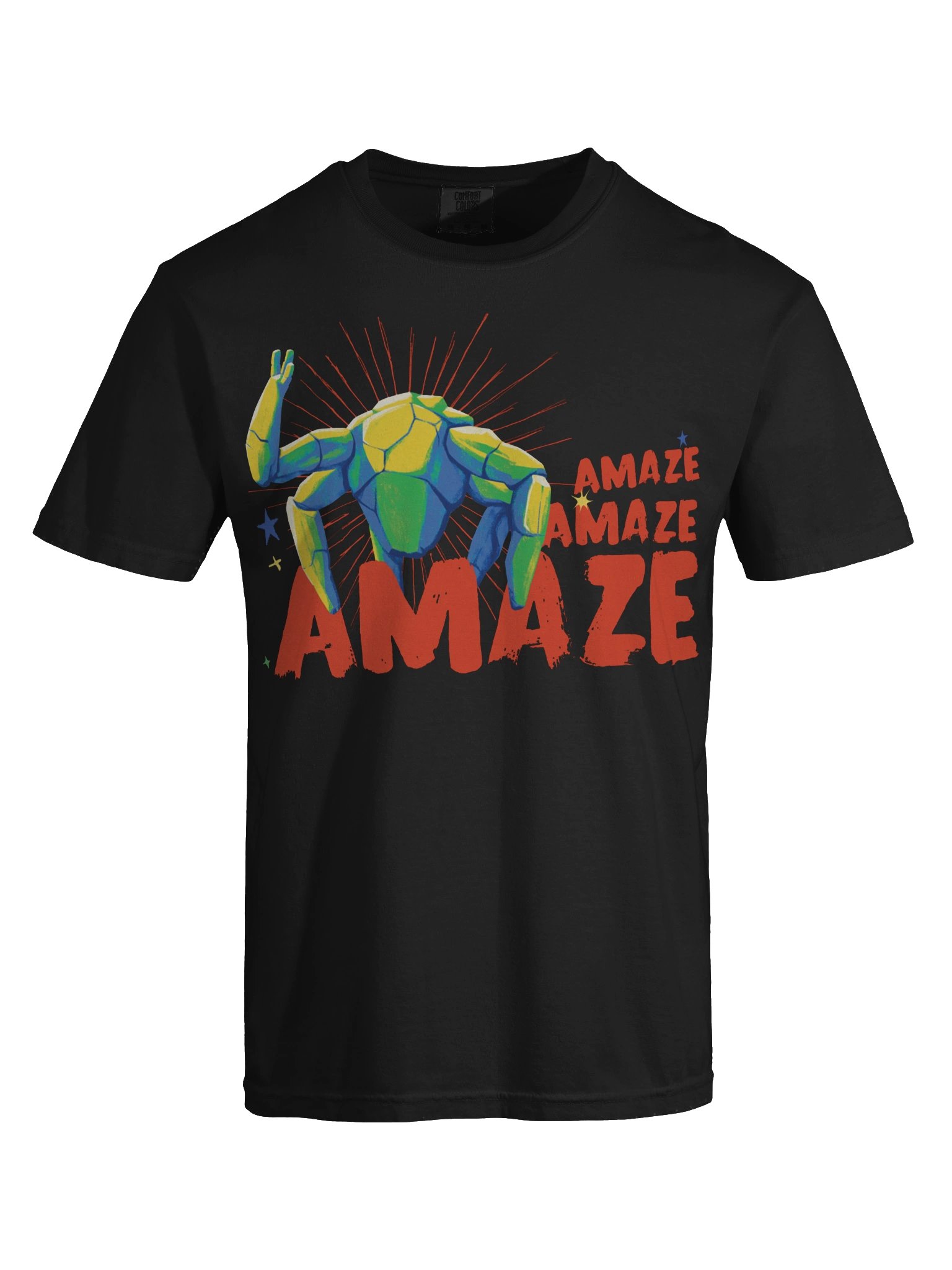 Comfort Colors® Amaze Alien T-Shirt, Project Hail Mary Rocky Alien Shirt, Colorful Sci-Fi Graphic Tee, Space Shirt, Geek Gift product image (8)
